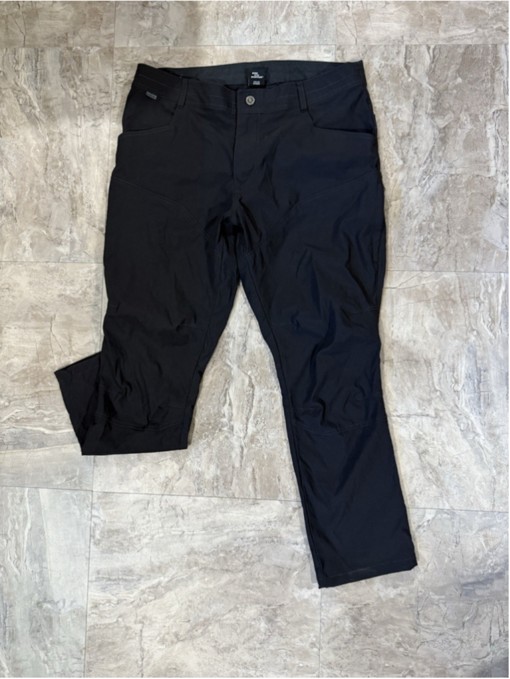 Kuhl Renegade Rock Pants Mens 38x30 Stretch Hiking Outdoor Lightweight Grey